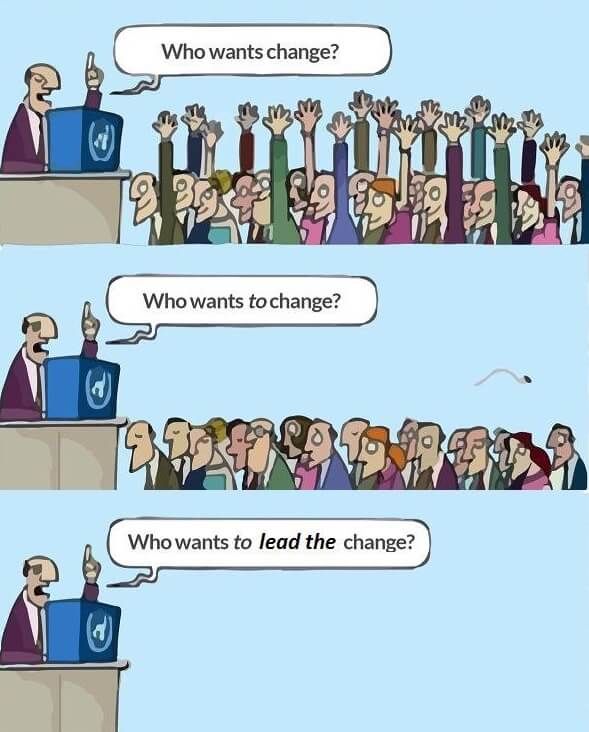 lead the change